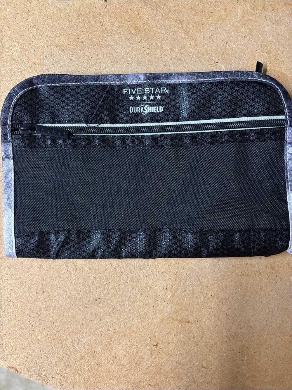 Five Star Black DuraShield Pouch with Gray Trim